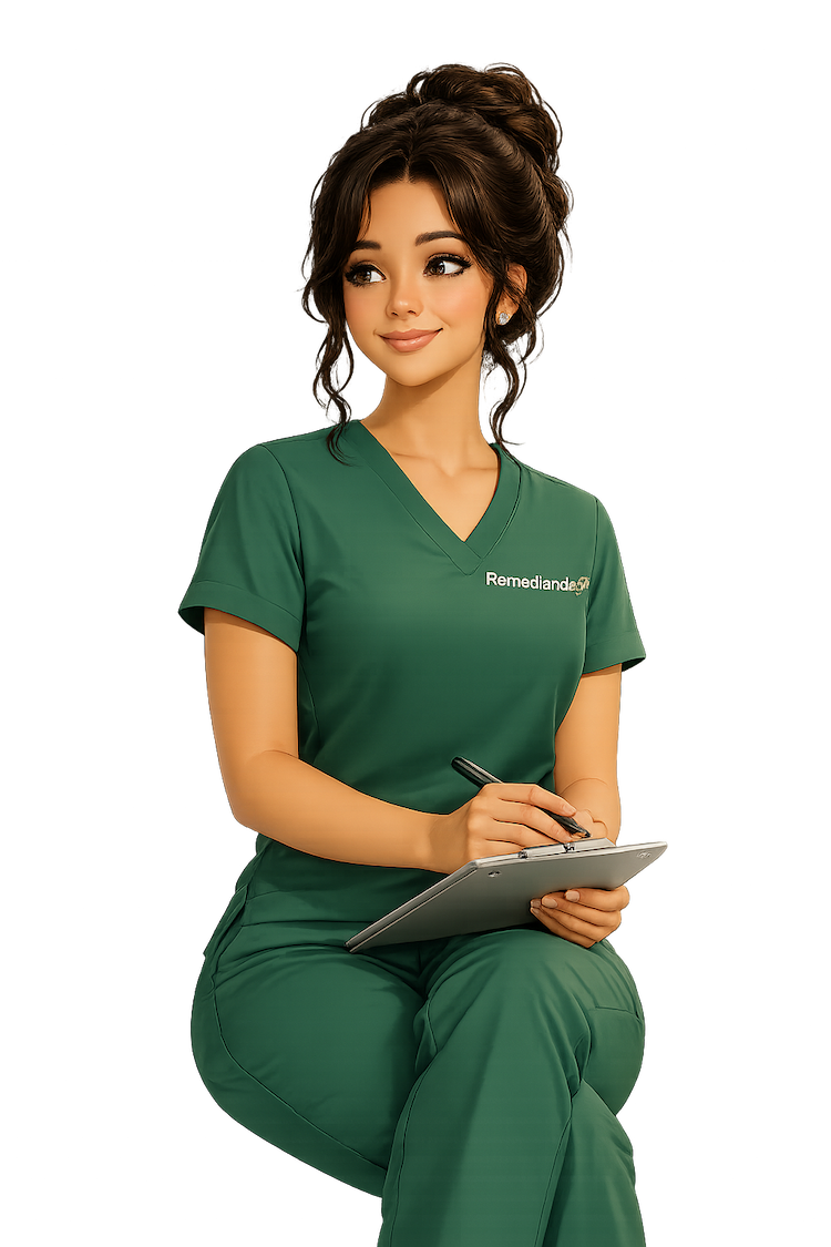 Clara, enfermeira do Remediandocê